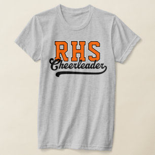 Camiseta Porrista con iniciales personalizadas de 3 letras