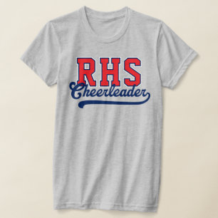 Camiseta Porrista con iniciales personalizadas de 3 letras 