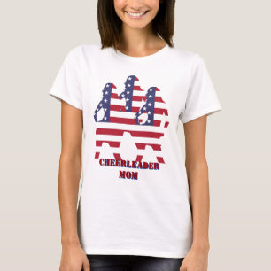 Camiseta Porrista estadounidense patriota