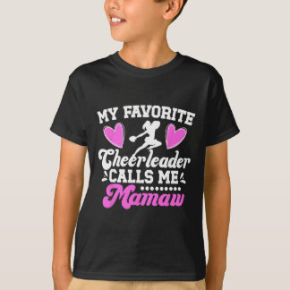 Camiseta Porrista Favorita Me Llama Mamaw Anima Mamaw Abuel