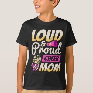Camiseta Porrista, orgullosa y fuerte Mamá de porrista, Por