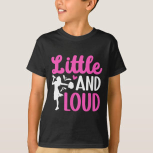 Camiseta Porristas pequeñas y ruidosas animando Porras 