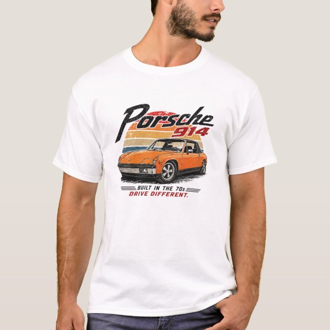 Camiseta Porsche 914 Clásico (Anverso)