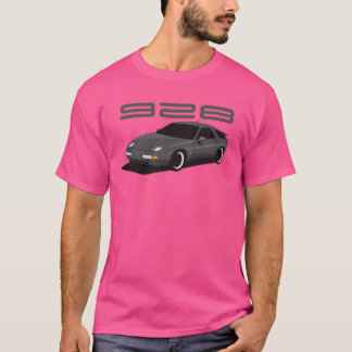 Camiseta Porsche 928 Ilustracion gris Premium