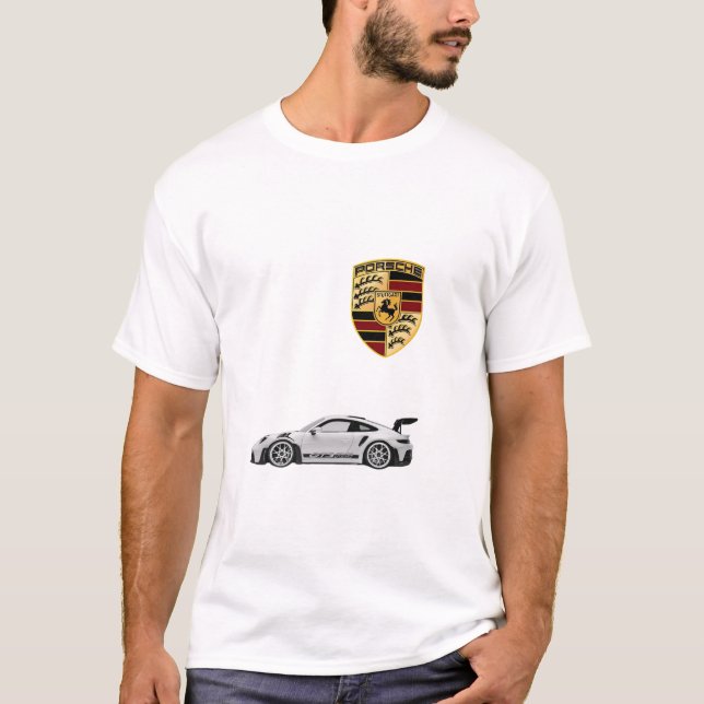Camiseta Porsche Car para hombres (Anverso)