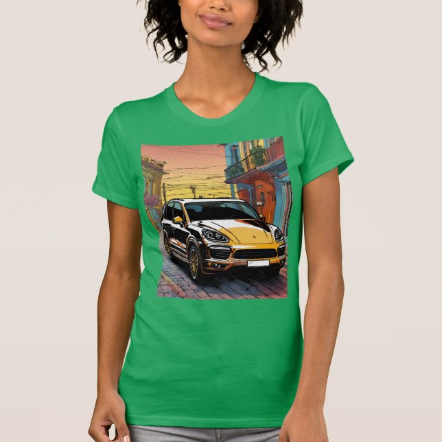 Camiseta Porsche Cayenne (Anverso)
