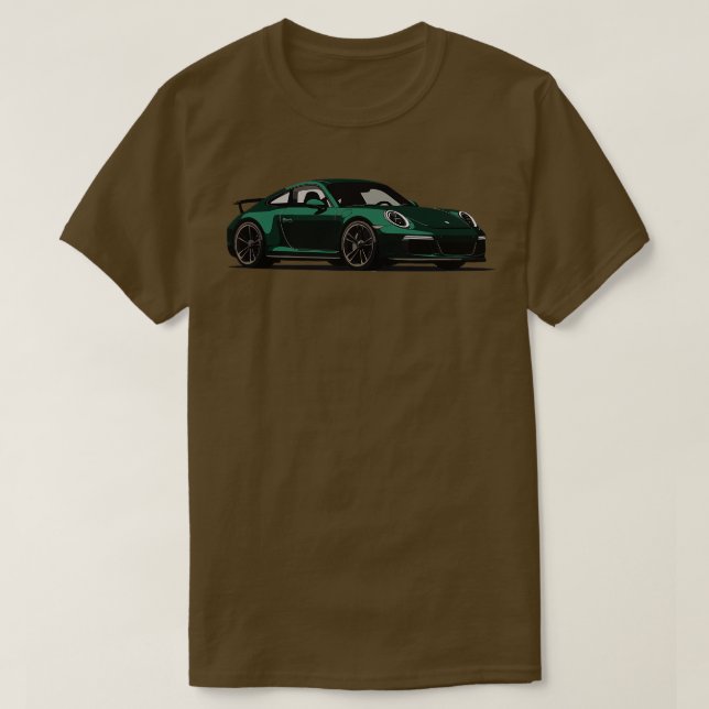 Camiseta Porsche Verde (Diseño del anverso)