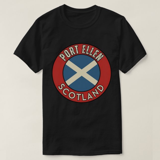 Camiseta Port Ellen, Escocia (Diseño del anverso)