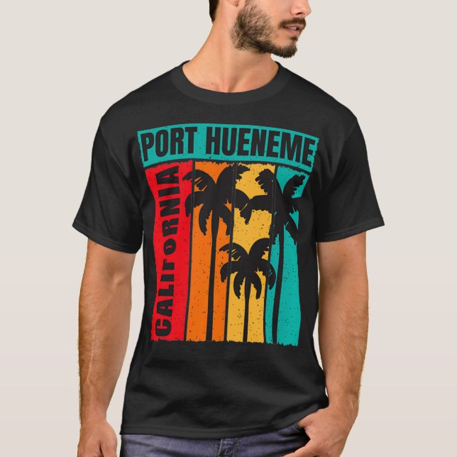 Camiseta Port Hueneme Ventura Condado de California Pullove (Anverso)
