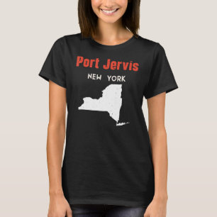Camiseta Port Jervis Nueva York Estados Unidos EE.UU. viaje