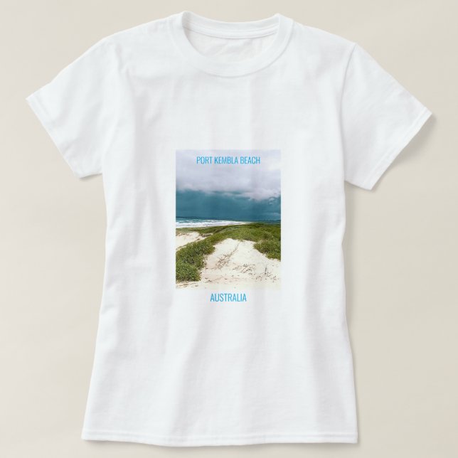 Camiseta Port Kembla Wollongong Beach NSW (Diseño del anverso)