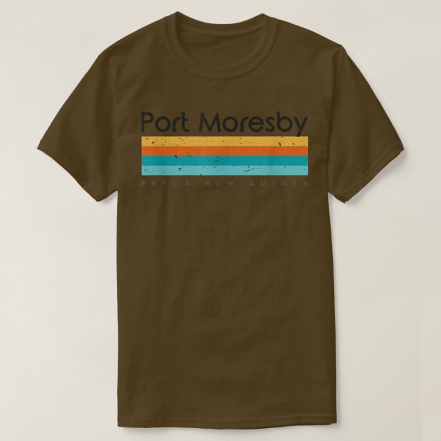 Camiseta Port Moresby Papúa Nueva Guinea (Diseño del anverso)
