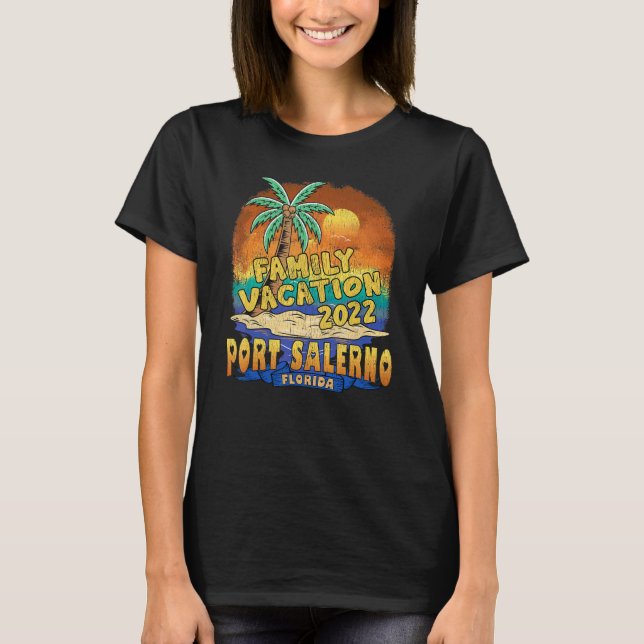 Camiseta Port Salerno Florida Vacation 2022 Beach So (Anverso)