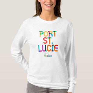 Camiseta Port St. Lucie Florida Mid Century, Pop Art,