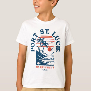 Camiseta Port St. Lucie Florida Surfista Retro Playa Vintag