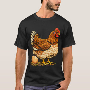 Camiseta Porta pollos con diseño de huevo Granjero Gallina