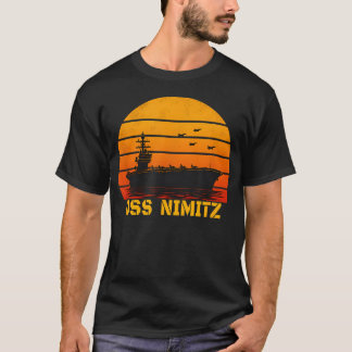Camiseta Portaaviones Uss Nimitz Marinero del Día de los Ve