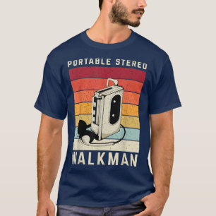 Camiseta Portable Stereo Walkman Musical Music 2213
