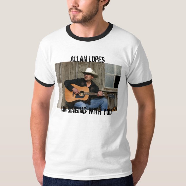 Camiseta Portada, Allan LopesI'm que canta con usted (Anverso)