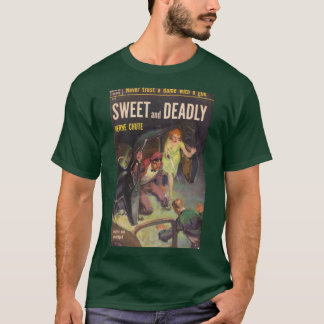 Camiseta Portada de bolsillo de detective duro vintage 18