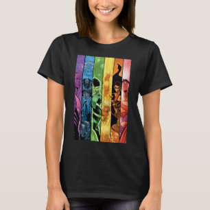 Camiseta Portada de cómic con orgullo DC 2022