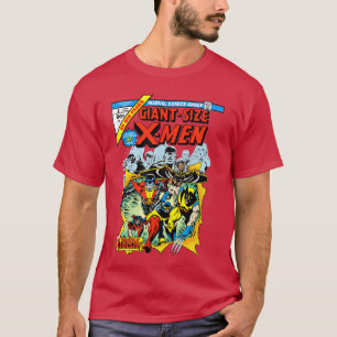 Camiseta Portada de cómic retro de XMen tamaño gigante de M