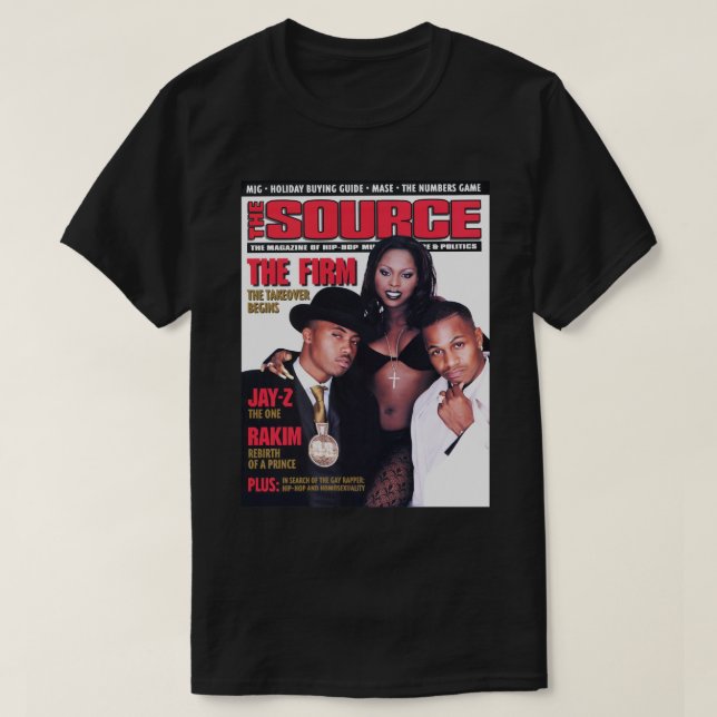Camiseta Portada de hip hop de los años 90 Classic (Diseño del anverso)