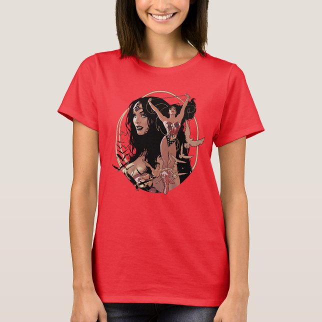 Camiseta Portada de historieta de mujer maravilla #150 Gráf (Anverso)