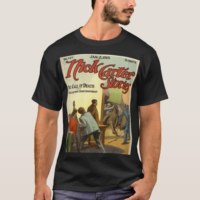 Camiseta Portada de historietas de época (Anverso)