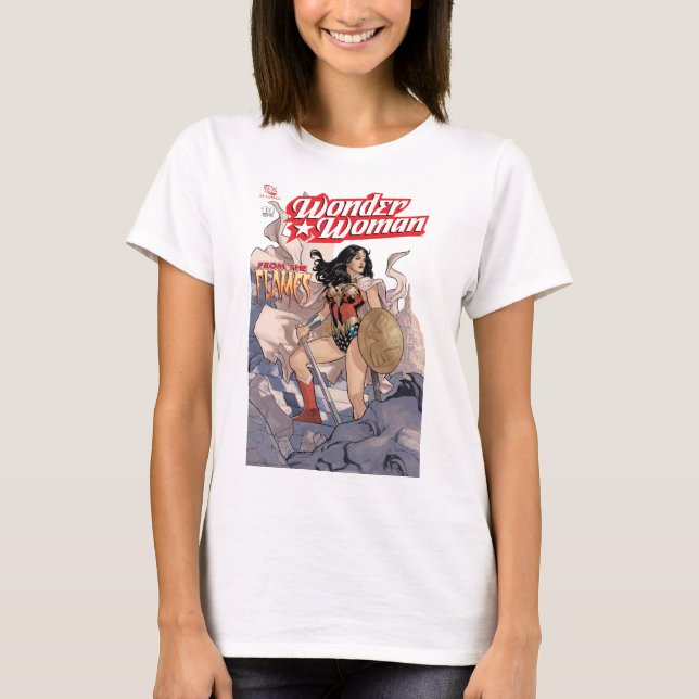 Camiseta Portada de historietas de mujeres maravillas #13 (Anverso)