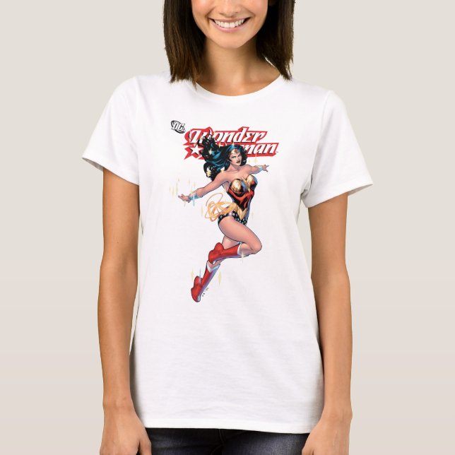 Camiseta Portada de historietas para mujeres maravillas (Anverso)