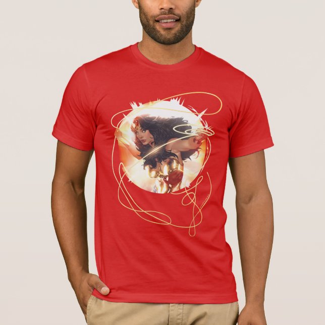 Camiseta Portada de la Enciclopedia Mujer Maravilla (Anverso)