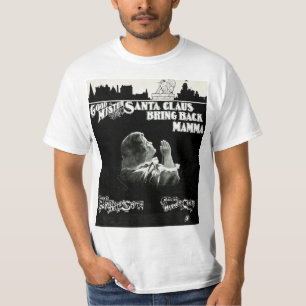 Camiseta Portada de la hoja de la canción navideña vintage