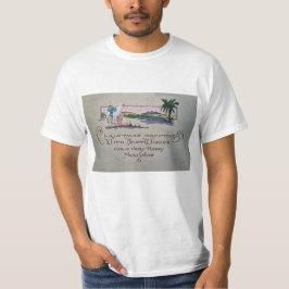 Camiseta Portada de la vieja hoja de canciones navideñas de