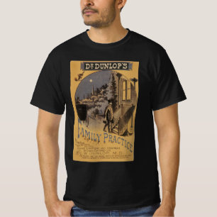 Camiseta Portada de libro antiguo Doctor Dunlop's Family Pr