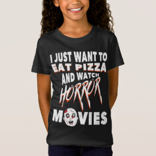 Camiseta Portada de pizza de películas de cine