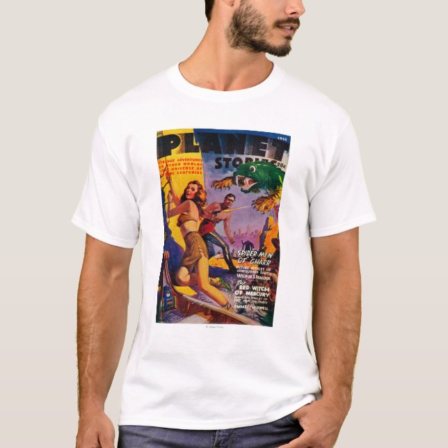 Camiseta Portada de revista 5 de las historias del planeta (Anverso)