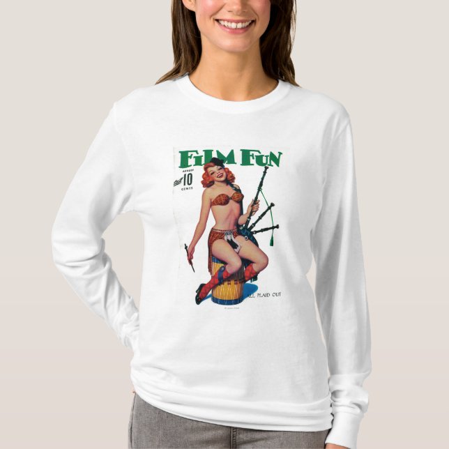 Camiseta Portada de revista 6 de la diversión de la (Anverso)