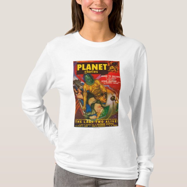 Camiseta Portada de revista 6 de las historias del planeta (Anverso)