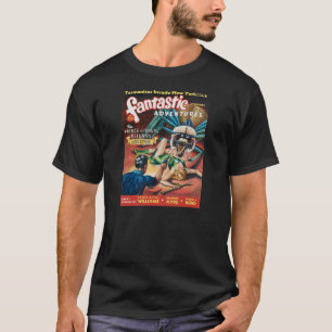 CAMISETA PORTADA DE REVISTA DE LA PULPA DEL VINTAGE