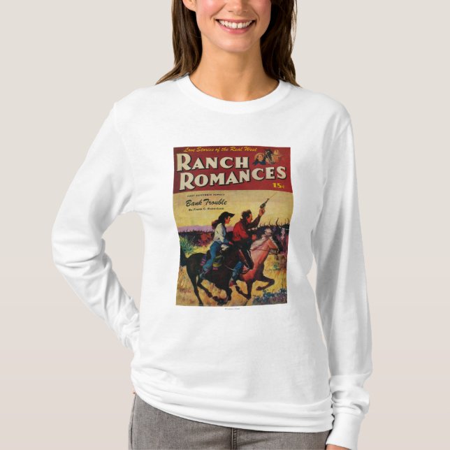 Camiseta Portada de revista de los romances del rancho (Anverso)
