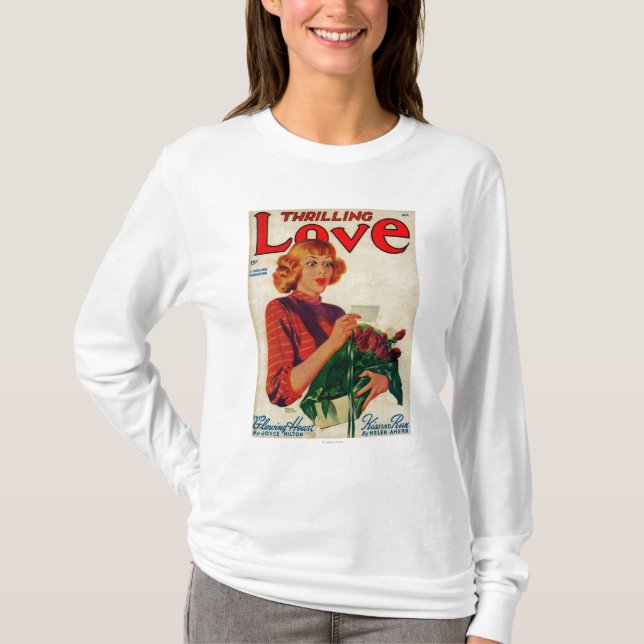 Camiseta Portada de revista del amor que emociona (Anverso)