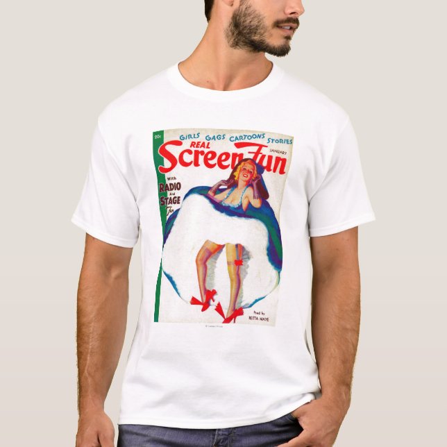 Camiseta Portada de revista real 3 de la diversión de la (Anverso)