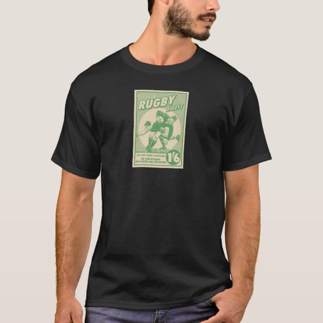 Camiseta Portada de revista retra de Ruggershirts (Anverso)