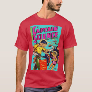 Camiseta Portada del libro de historietas Captain Science