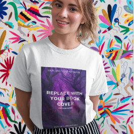 Camiseta Portada del libro de personalizados l Autor promoc