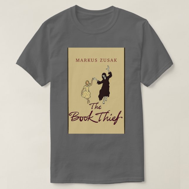 Camiseta Portada del libro: Ladrón del libro, por Markus Zu (Diseño del anverso)