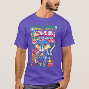 Camiseta Portada retro de cómic de Marvel Guardians of the