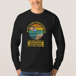 Camiseta Portadora De Correo Mens Para Un Correo Retirado