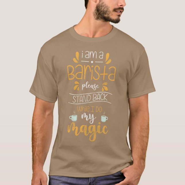 Camiseta Portafiltro de café espresso retro (Anverso)